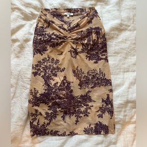 Miaou printed midi skirt